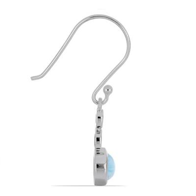 BUY 925 STERLING SILVER NATURAL LARIMAR GEMSTONE EARRINGS – WHOLESALE JEWELRY SUPPLIER